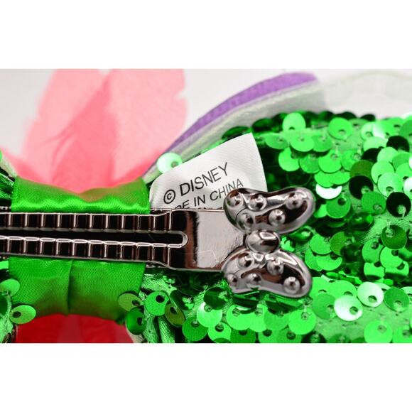 Disney Parks Swap Your Bow Interchangeable Little Mermaid Ariel Bow Sequin RARE main image 12